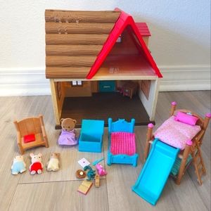 Li'l woodzeez country house + bedroom set